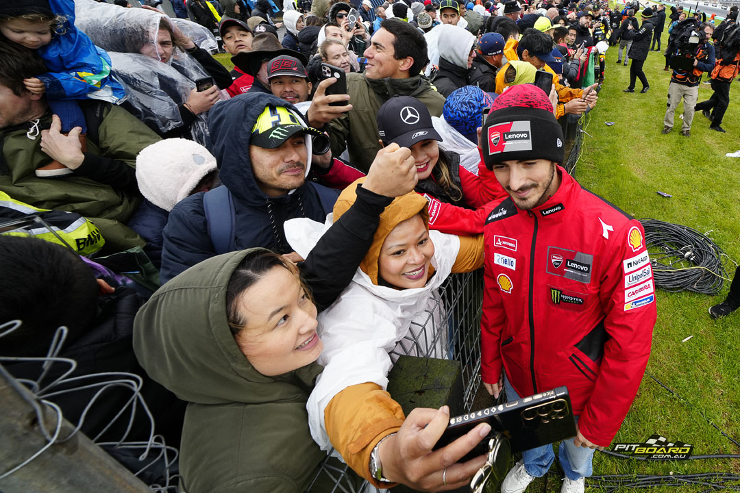 Aus MotoGP Sunday Joel Kelso on the Podium in Moto3 Tissot