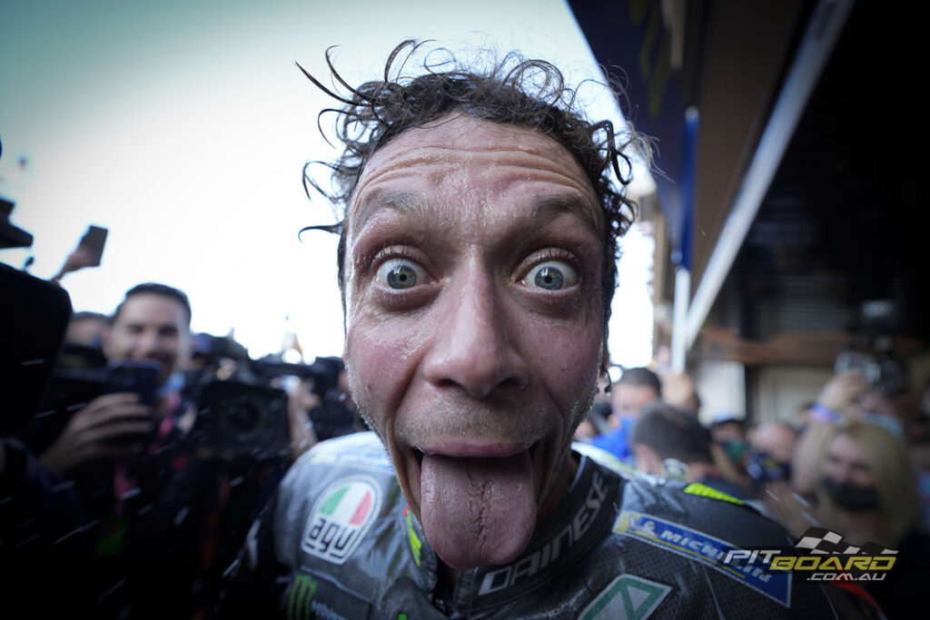 Valentino Rossi, the absolute GOAT. VR46 has entertained us for 25-years. We will all miss him in MotoGP!