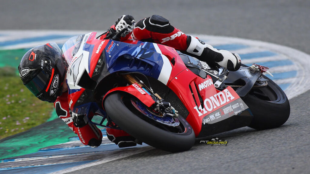 Xavi's teammate Iker Lecuona was also out setting impressive times while tweaking all the new technology on his Honda.