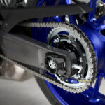 Alloy swingarm and revised final gearing over the Tracer and MT-07.