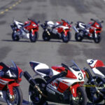 The stunning site of YZF-R7 OW-02 homologation streetbikes and the factory racers together.