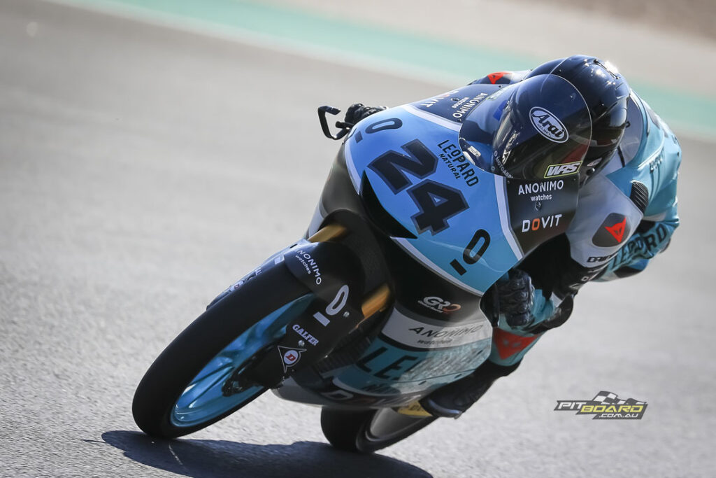Leopard Racing's new arrival heads the timesheets ahead of Guevara and rookie Muñoz