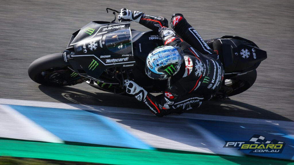 Despite only half a day of testing at Jerez, Jonathan Rea topped the timesheets ahead of teammate Alex Lowes as the Jerez test came to an end.
