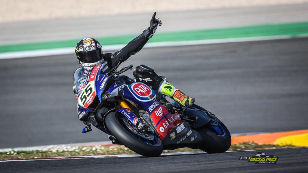 Andrea Locatelli spend the day dialling his Yamaha before setting some scorching lap times.. 