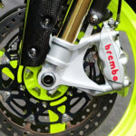 Alan reported that the Brembo system worked excellent to bring the bike to a stop.