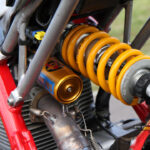 Nick, who happens to be an Andreani trained suspension expert, went with the Ohlins steering damper.