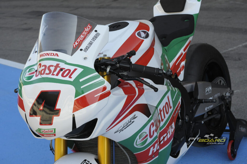 Jeff said the Castrol Honda's were always a favourite of his when he was growing up. Let's be honest though, they were everyone's favourite too..