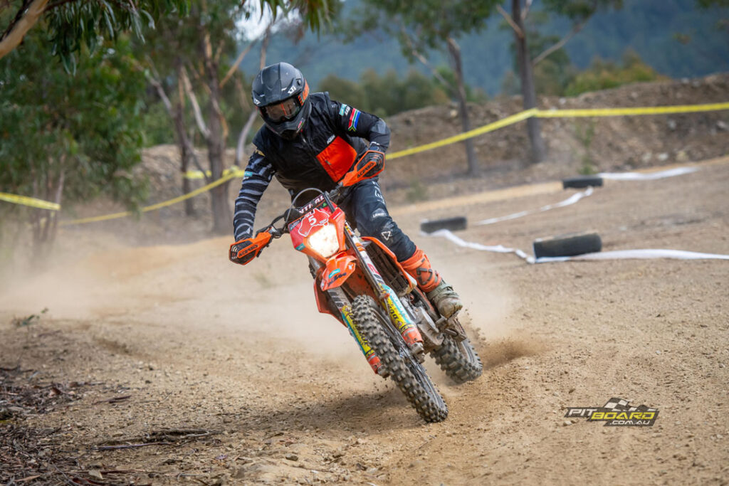 Claiming first place on day one after navigating Erica’s tough conditions was KTM’s Granquist, with a total time of 24:51.358.
