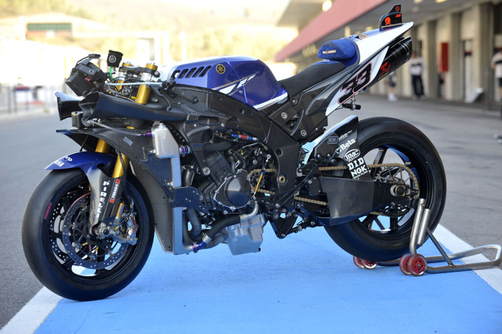 With all the carbon-fibre and titanium bits on the bike. It was one of the most sophisticated rides on the 2011 grid.