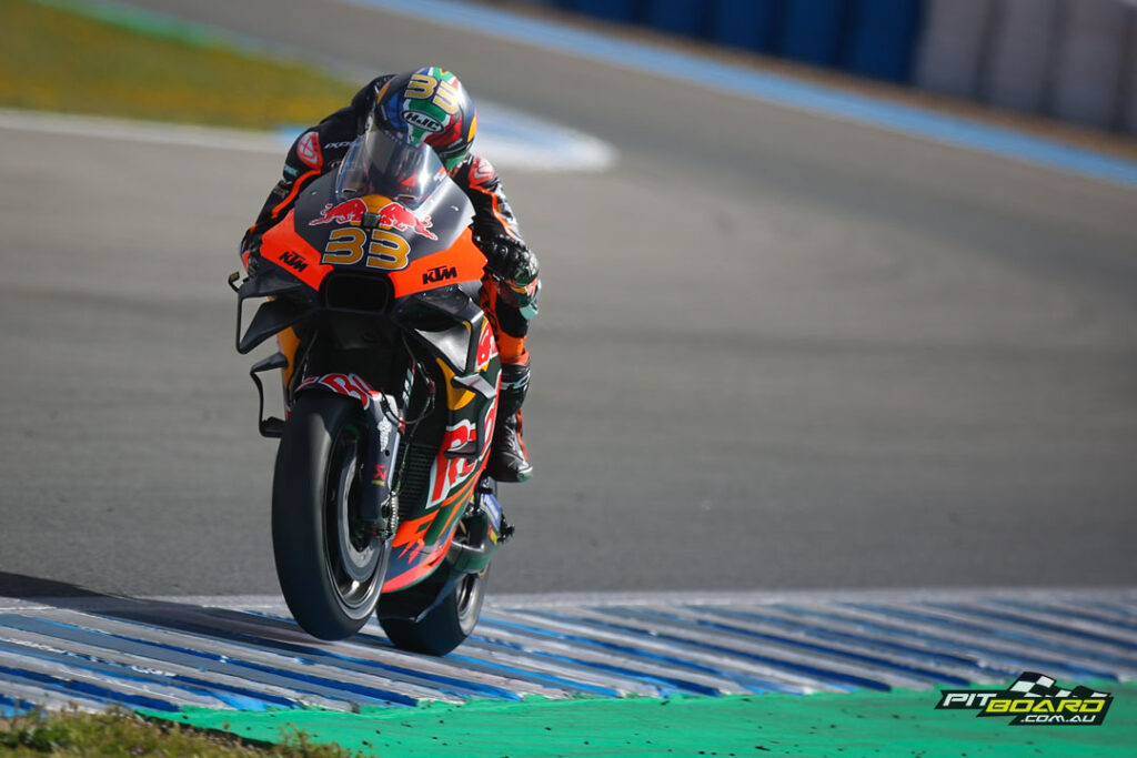 Brad Binder was second fastest at the Jerez test, hopefully he will turn that into some racing pace.