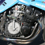 The engine is based on the mighty GSX1100...