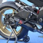 Stock Yamaha R6, Pirelli Supersport control tyres, Akro system.