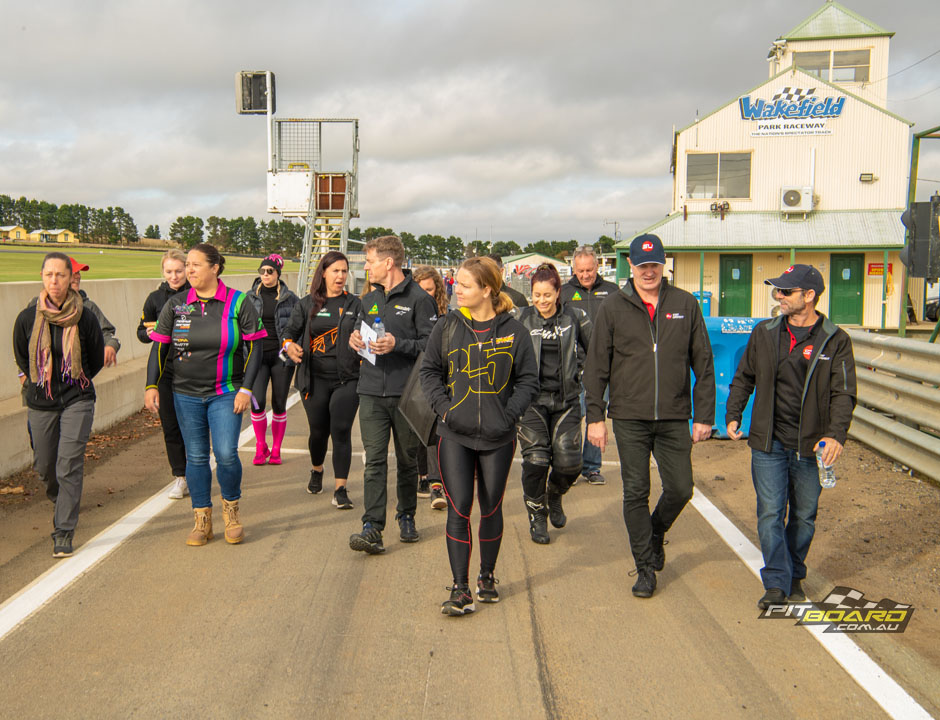 The Australian Women In Motorcycling (AWIM) crew and guests took over the picturesque Wakefield Park Raceway for a day of networking, learning, riding and fun.