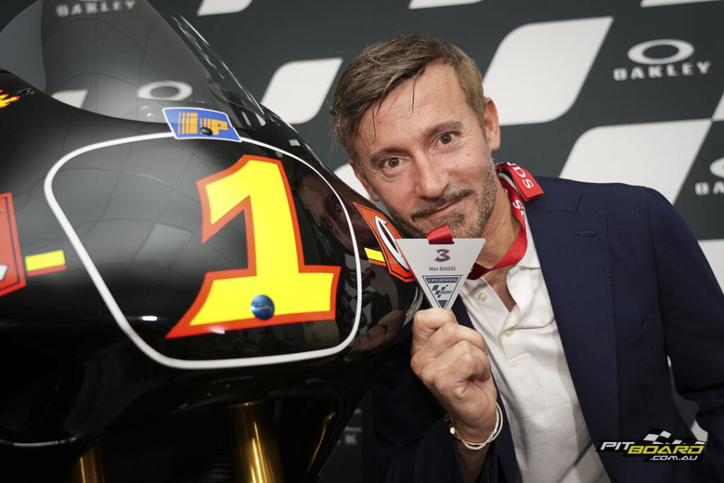 Four-time World Champion, Max Biaggi, is inducted into the Hall of Fame at Mugello. Officially becoming a MotoGP Legend, joining the greats such as Valentino Rossi and Giacomo Agostini...