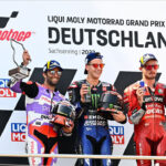 After the announcement that Miller will be leaving Ducati, he ended up on the podium at Sachsenring...