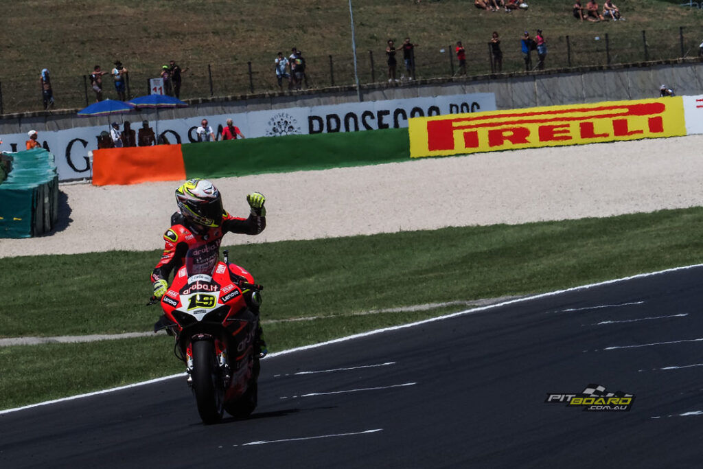 After a thrilling battle at Misano, Bautista claimed victory ahead of Rea to extend his lead in the standings.