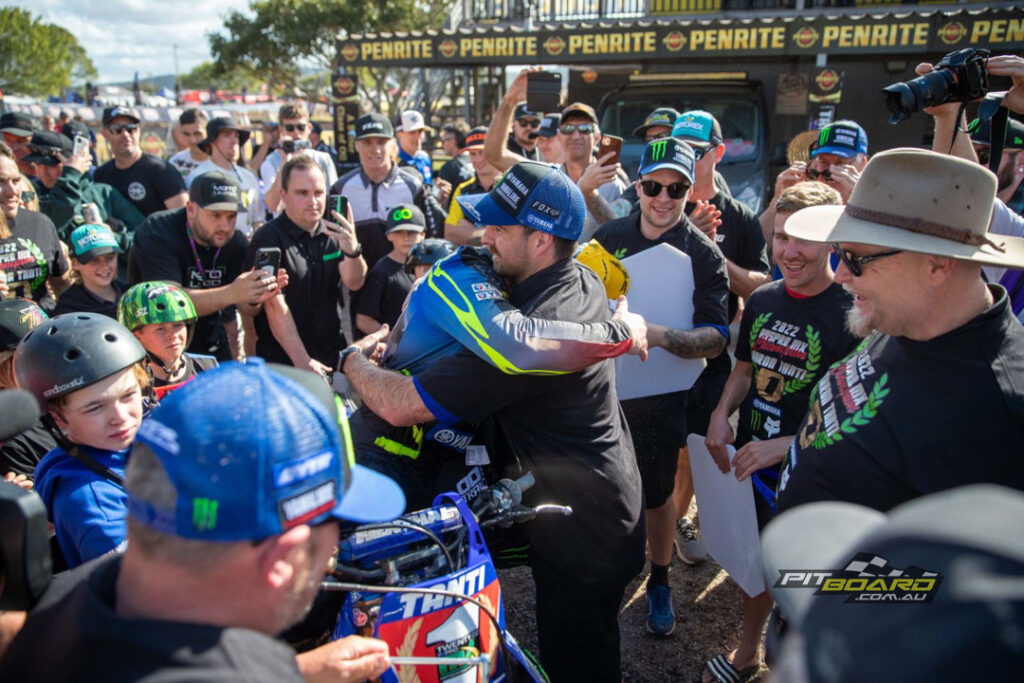 Tanti’s success in 2022, makes it back-to-back ProMX championships for the CDR Yamaha Monster Energy Team after Luke Clout’s victory in 2021.