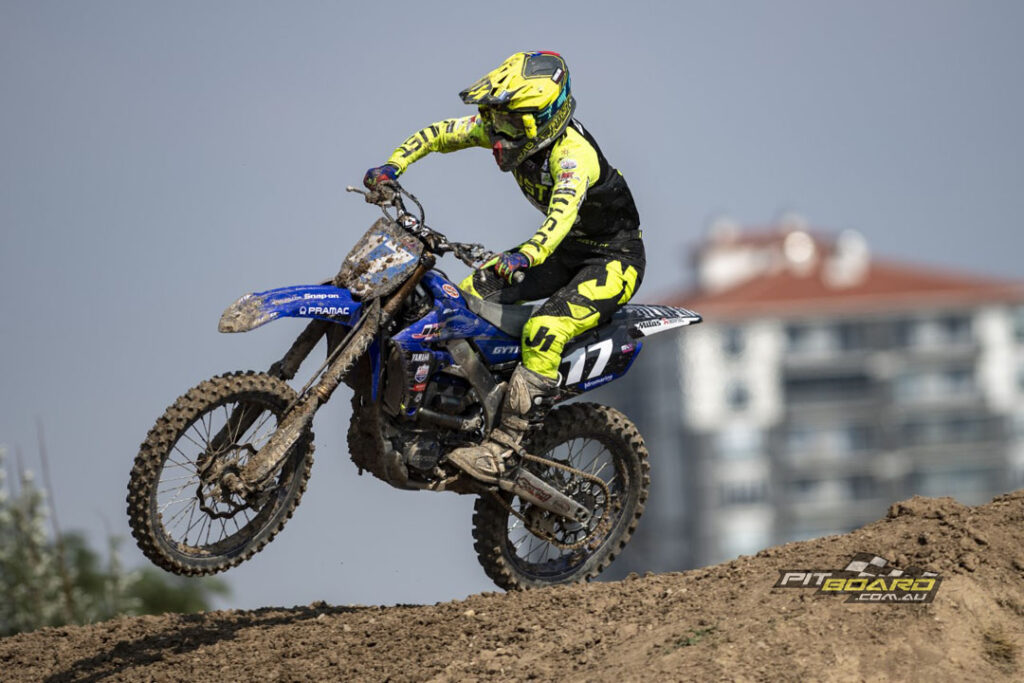 Cannon qualified in ninth place and after quickly learning the Afyon track and getting accustomed to the JK Racing Yamaha YZ250F.