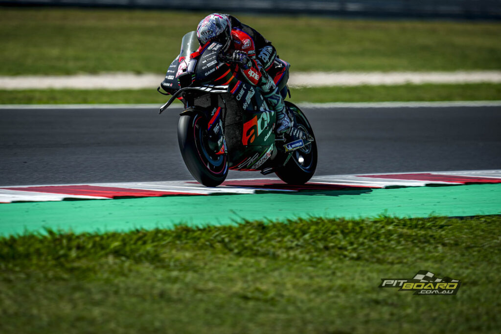 The main news of the two days of MotoGP testing at Misano is the enormous amount of work carried out by Aprilia.
