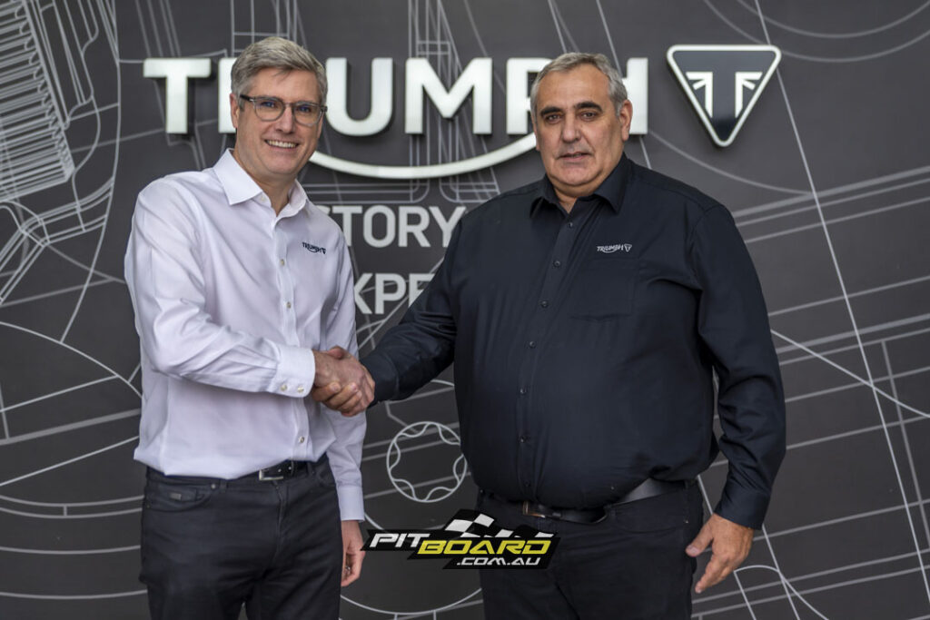 Nick Bloor – CEO, Triumph: "Our new partnership with Thierry demonstrates Triumph's long-term commitment to competing at the highest levels of racing."
