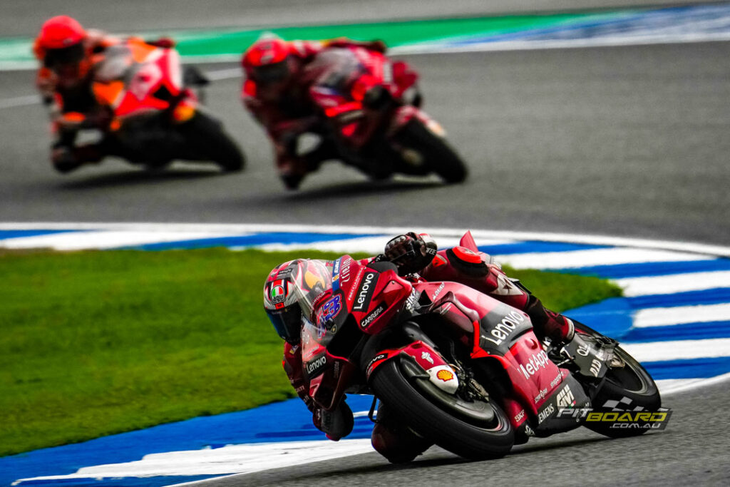 Kicking things off with a wonderful second in Thailand to bag his seventh podium of the season, Miller handled the wet, treacherous conditions masterfully, as he jumped to the lead early on.