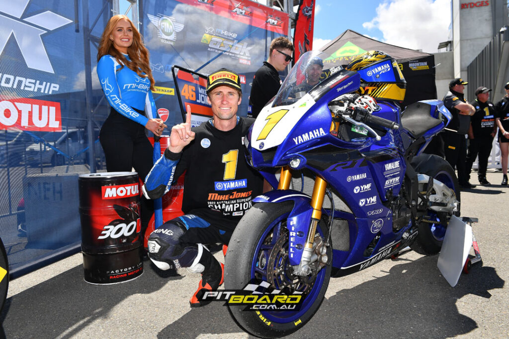 Yamaha Racing Team’s Mike Jones is the 2022 Australia Superbike Champion after another impressive performance.