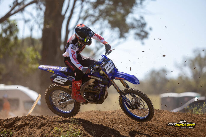 After a disappointing first round, Serco Yamaha’s Rhys Budd, has rebounded strongly at round two of the ProMX Championship with a fourth place finish in the MX2 division for the day.