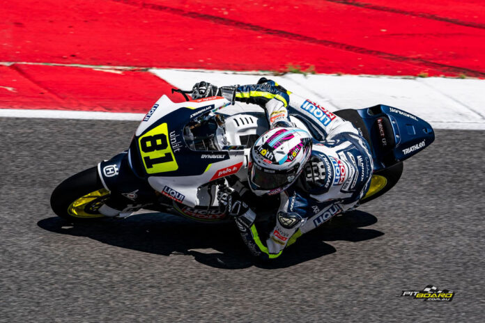 A nasty spill at Catalunya sadly ended his weekend here on the Friday, though, thus meaning he missed both races and the chance to wrap up the title. Photo Via: Intact GP.