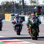 Jonathan Rea secured third after making gains before an early-race fight with teammate Alex Lowes, who initially passed the six-time Champion at Turn 5 for third, before falling behind the Ulsterman. 
