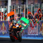 Disaster then struck for Binder at Turn 14 on Lap 8. The KTM star was down at the tight right-hand hairpin as his podium hopes ended, handing Pedrosa the lead KTM baton.